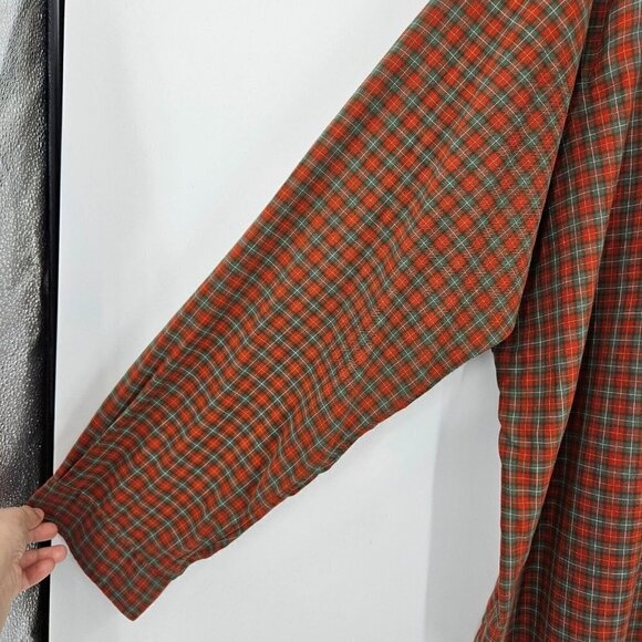 Ralph Lauren Classic Fit Plaid Button Down Shirt Red Men’s Size XXL Long Sleeve - Picture 5 of 10